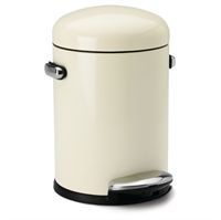 Simplehuman pedalspand 4,5 liter i CREME