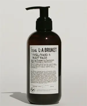 L:A Bruket - Flydende Hånd- og kropssæbe - Salvie/Rosmarin/Lavendel - 250 ml 