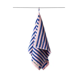 Bongusta - Naram - Gæstehåndklæde - Dazzling blue og rose - 50x80 cm