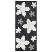 Horredsmattan Plastikt�ppe (70 x 150) - "Anemone" (Sort)