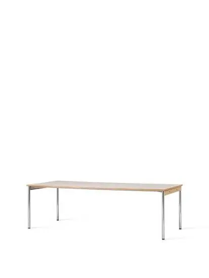 Audo Copenhagen - Co Table, 240x100 cm, Chrome, Laminate Creme