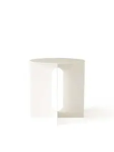 Audo Copenhagen - Androgyne  Side Table, Steel Base, Ivory