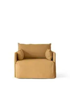 Audo Copenhagen - Offset 1-Seater, Sofa With Loose Cover, Audo Cotlin, Wheat