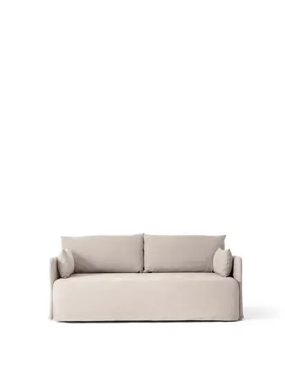 Audo Copenhagen - Offset 2-Seater, Sofa With Loose Cover, Audo Cotlin, Oat