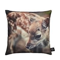 By Nord - Baby pude med print af d�dyr (30 x 30 cm)