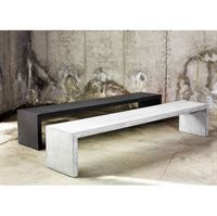 Muubs - B�nk i fiberbeton "Brooklyn" (m�rkegr�)