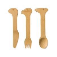 Bambu Kids - BamDino bestiks�t til b�rn - 2 s�t tilbage