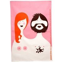 Isak viskestykke Blossom & Bill pink
