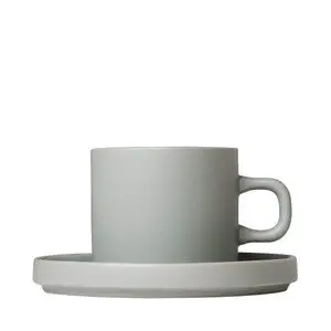 Blomus - Set of 2 Coffee Cups - Mirage Gray - PILAR