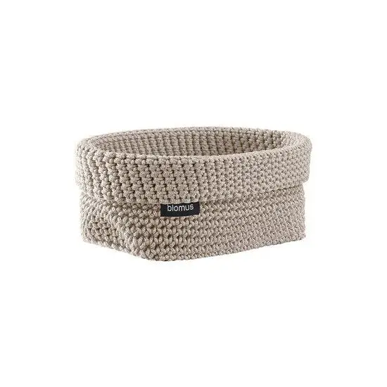 Blomus - Crochet Rope Basket  - L - Moonbeam - TELA