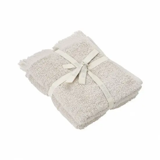 Blomus - Set of 2 Guest Hand Towels  - Moonbeam - FRINO