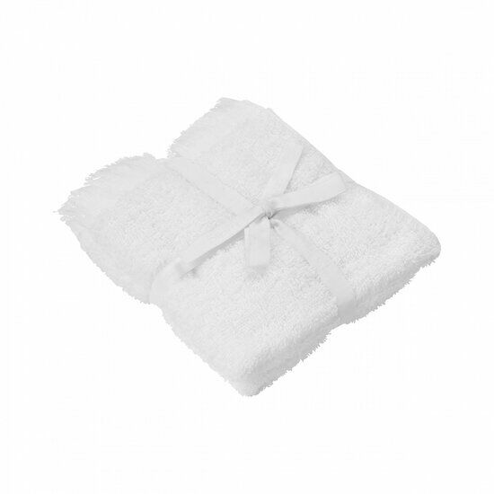 Blomus - Set of 2 Guest Hand Towels  - White - FRINO