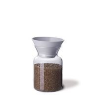 PO opbevaringsglas 650 ml med hvidt l�g
