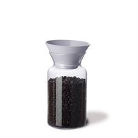 PO opbevaringsglas 800 ml med hvidt l�g