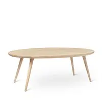 Mater bord - Accent oval lounge bord - matlakeret eg