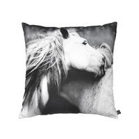 By Nord - Pude med print af playing horses