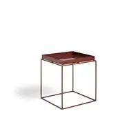 HAY - Bord - Tray Table - medium - Brun - Chocolate high - 40x40 cm