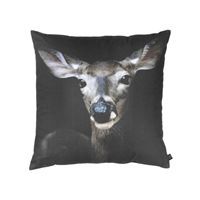By Nord - Pude med print af Deer Close Up