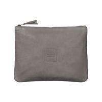 Clutch fra By Nord i l�kkert skind - grey 
