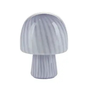 Bahne - Funghi bordlampe med striber - Lilla 