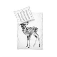 By Nord - Baby senget�j med print af d�dyr 