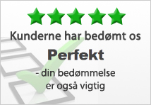 Vi har over 330 anmeldelse og ligger med h�jeste score inden for m�bler og belysning