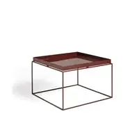 HAY - Bord - Tray table - 60x60 cm - Brun - Chocolate high gloss 