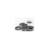 Ring ring ring - holder til fyrfadslys (s�t med 8 ringe)