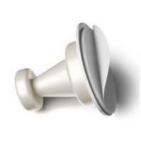 Reenberg's magnet-knage i perlemors-hvid - s�t med 3 stk.