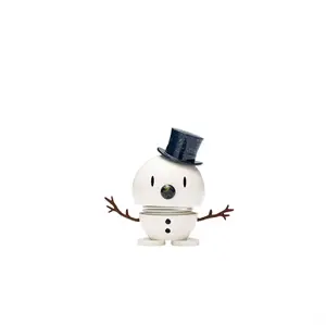 Hoptimist - Christmas snemand - Baby snowman small white/blue