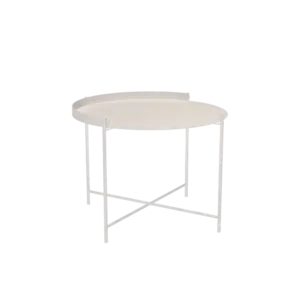 Houe - EDGE Tray table Ø62 -Muted Hvid