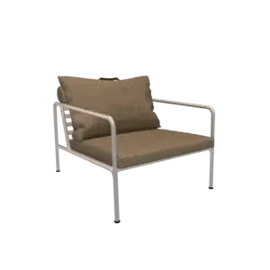 Houe - AVON Chair - Pude: Papyrus, Stellet: Muted Hvid