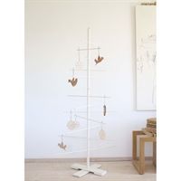 Filigrantr�, hvid - flot juletr� til december m�ned