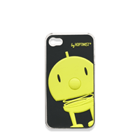Hoptimist - iPhone cover sort/lime