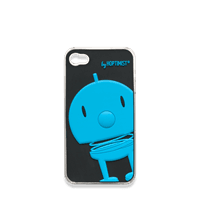 Hoptimist - iPhone cover sort/turkis 