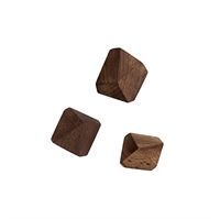 Ferm Living - Diamond hooks - knager i r�get eg (3 stk. i et s�t)