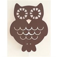 Roommate - Owl v�glampe - Brun 
