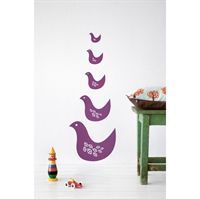Wall stickers - Fugle lilla