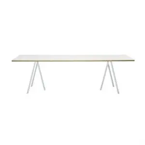 Hay bord - Loop stand table i hvid (bord) 200 cm  