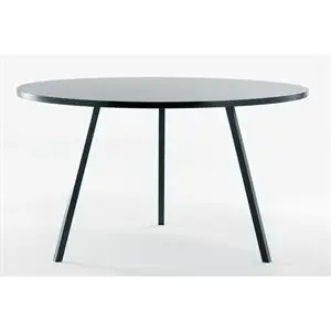 Hay bord - Loop stand round table sort Ø 120 cm
