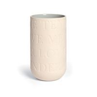 K�hler - Love song vase - h�jde 22 cm (gr�bl� inderside)