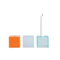 Lysestage fra House Doctor (block lysestage) - til et enkelt lys (tre farver) - svag bl�