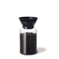 PO opbevaringsglas 800 ml med sort l�g