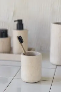 Mette Ditmer - MARMOR tandbørsteholder, Sand