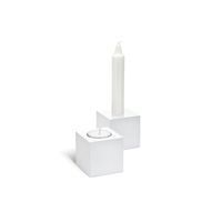 CasiCasi micro lysestage i hvid (1 stk.) - 1 stk. tilbage