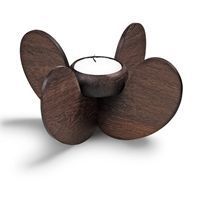 Munio - flot fyrfadsstage i tr� (small)