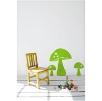 Wall stickers - Mushroom gr�n