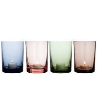 By Nord - Nordlys, flotte mundbl�ste glas (flere farver)