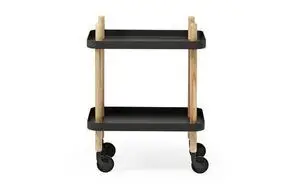 Normann Copenhagen - Block Table - Sort med ben i Eg