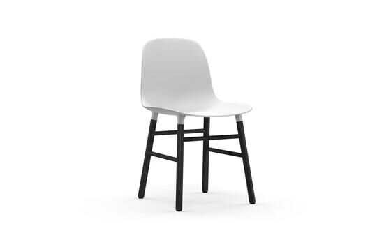 Normann Copenhagen stol - Form Stol  i hvid/sort
